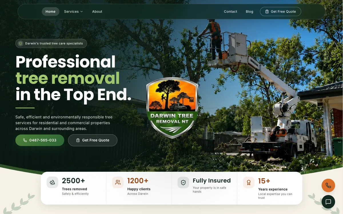 Darwin Tree Removal NT project screenshot